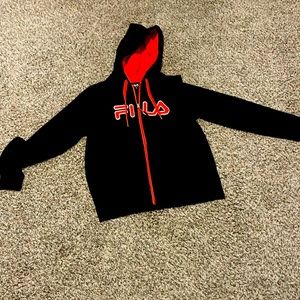 FILA old school zip up
